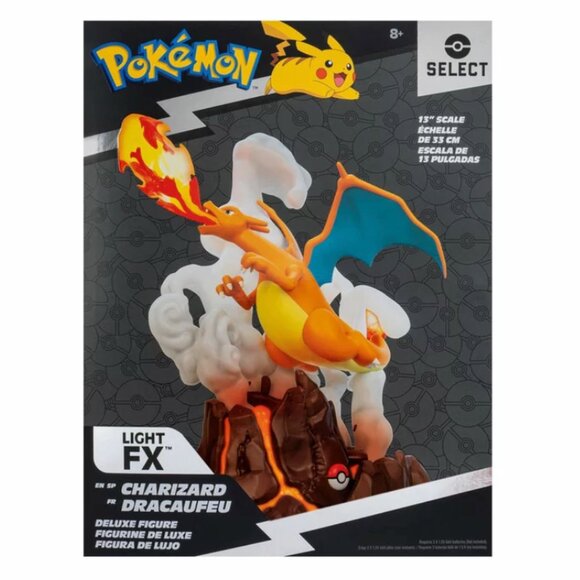 Pokemon 13-inch Deluxe Collector’s Statues | Set Of 2 | Pikachu & Charizard NIB - Picture 6 of 11